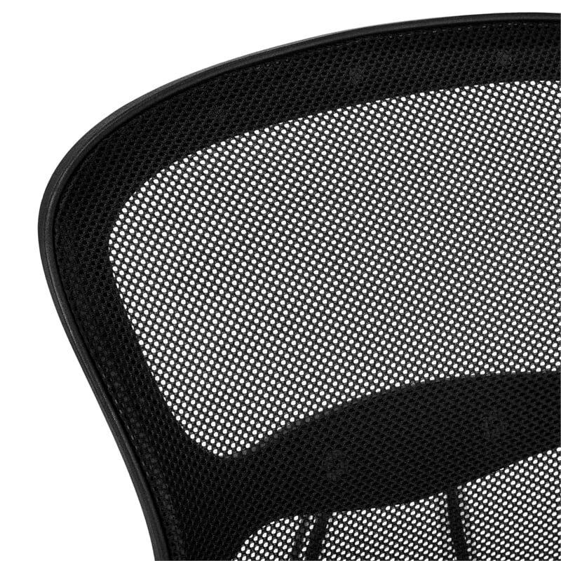 Scranton & Co Contemporary Adjustable Office Chair in Black