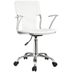 Scranton & Co Contemporary Modern Office Chair in White