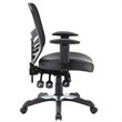 Scranton & Co Modern Breathable Mesh Back Office Chair in Black
