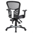 Scranton & Co Modern Breathable Mesh Back Office Chair in Black