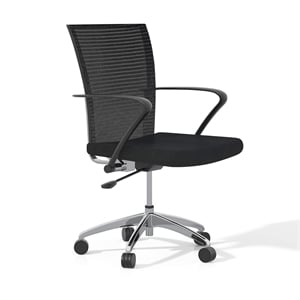 Scranton & Co Training Series Height Adjustable Task Chair in Black