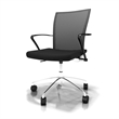 Scranton & Co Training Series Height Adjustable Task Chair in Black