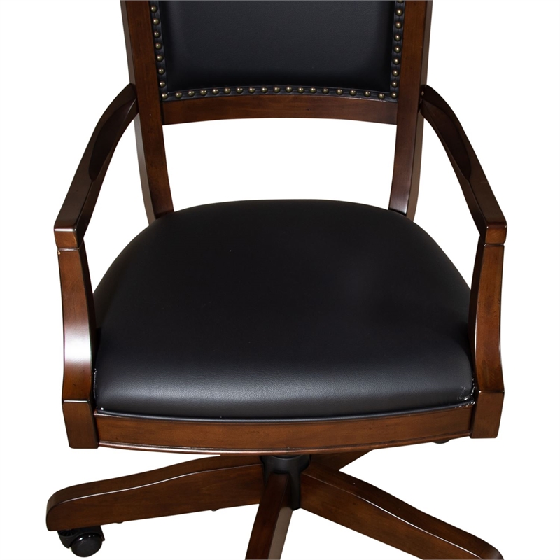 Scranton & Co Contemporary Executive Upholstered Desk Chair
