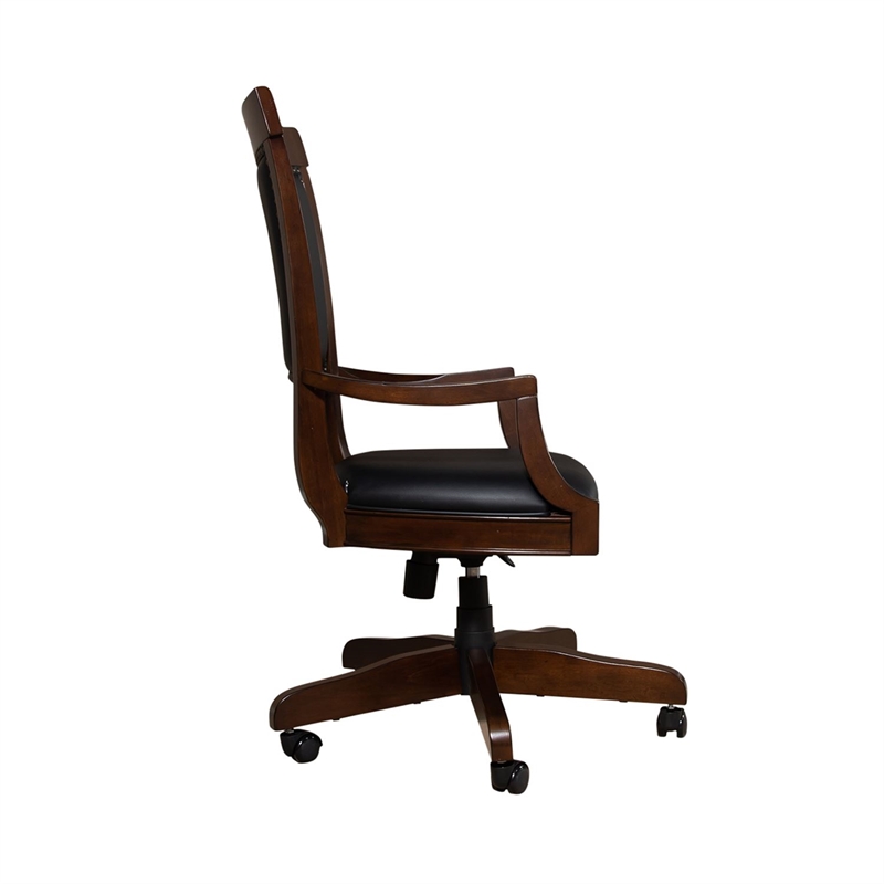 Scranton & Co Contemporary Executive Upholstered Desk Chair