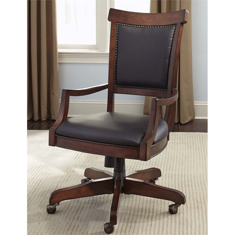 Scranton & Co Contemporary Executive Upholstered Desk Chair