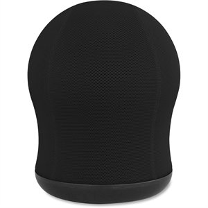 Scranton & Co Contemporary Swivel Ball Office Chair in Black