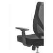 Scranton & Co Modern Jet Black Mesh Office Chair with Nylon Base