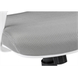 Scranton & Co Ergonomic Swivel Office Chair in White and Gray