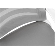 Scranton & Co Ergonomic Swivel Office Chair in White and Gray