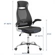 Scranton & Co Ergonomic High Back Adjustable Swivel Office Chair