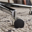 Scranton & Co Modern Home Office Chair  in Soft Medium Gray Fabric