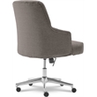 Scranton & Co Modern Home Office Chair  in Soft Medium Gray Fabric