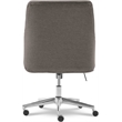 Scranton & Co Modern Home Office Chair  in Soft Medium Gray Fabric