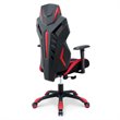 Scranton & Co Modern Mesh Fabric Gaming Computer Chair in Black/Red