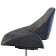 Scranton & Co Adjustable Swivel Fabric Executive Office Chair in Gray