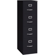 Scranton & Co 2 Piece Filing Cabinet and File Caddy Set in Black