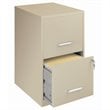 Scranton & Co 2 Drawer and 4 Drawer Letter File Cabinet Set in Putty