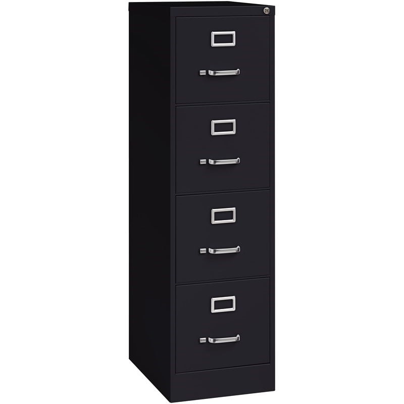 Scranton & Co Set of 2 Credenza Desk & Letter Width Vertical Filing Cabinet