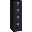 Scranton & Co Set of 2 Credenza Desk & Letter Width Vertical Filing Cabinet