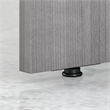Scranton & Co Set of 2 Credenza Desk & Letter Width Vertical Filing Cabinet
