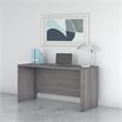 Scranton & Co Set of 2 Credenza Desk & Letter Width Vertical Filing Cabinet