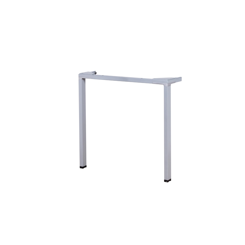 Scranton & Co Contemporary Engineered Wood Single Desk in White
