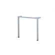Scranton & Co Contemporary Engineered Wood Single Desk in White