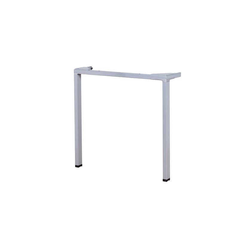 Scranton & Co Engineered Wood Desk with Pedestal in Driftwood