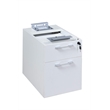 Scranton & Co Wood Face to Face Double Desks with 2 Pedestals in White