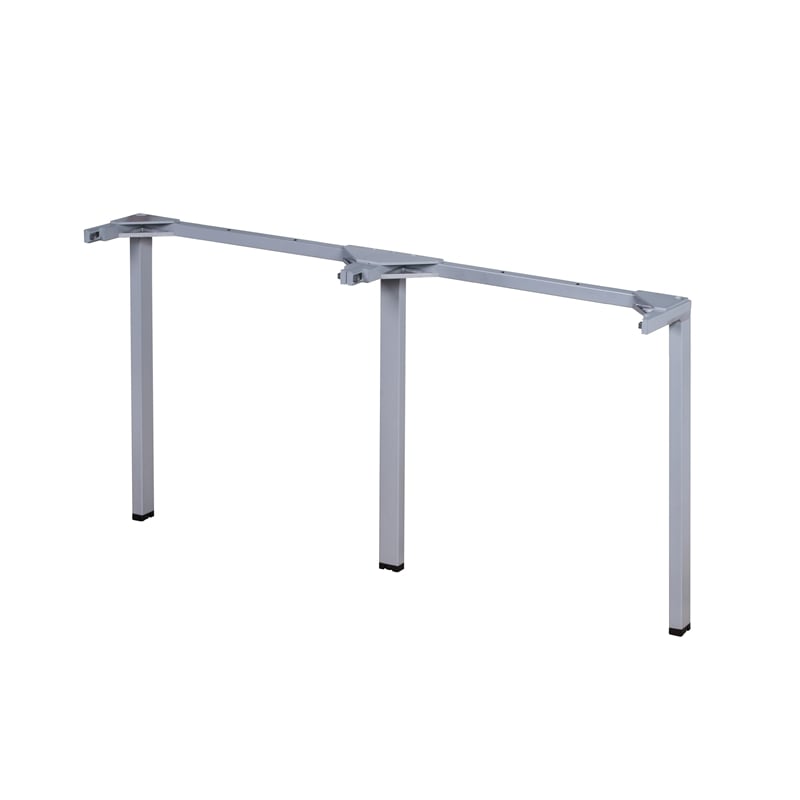 Scranton & Co Wood Face to Face Double Desks with 2 Pedestals in White