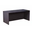 Scranton & Co Engineered Wood L-Shape Desk with 2 Pedestals in Driftwood