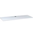 Scranton & Co Wood Side by Side Double Desks with 2 Pedestals in White