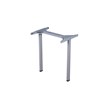 Scranton & Co Wood Side by Side Double Desks with 2 Pedestals in White