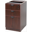 Scranton & Co Engineered Wood Desk and Credenza with 2 Pedestals in Mahogany