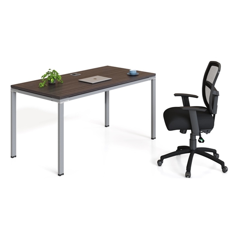 Scranton & Co Engineered Wood Single Desk 60