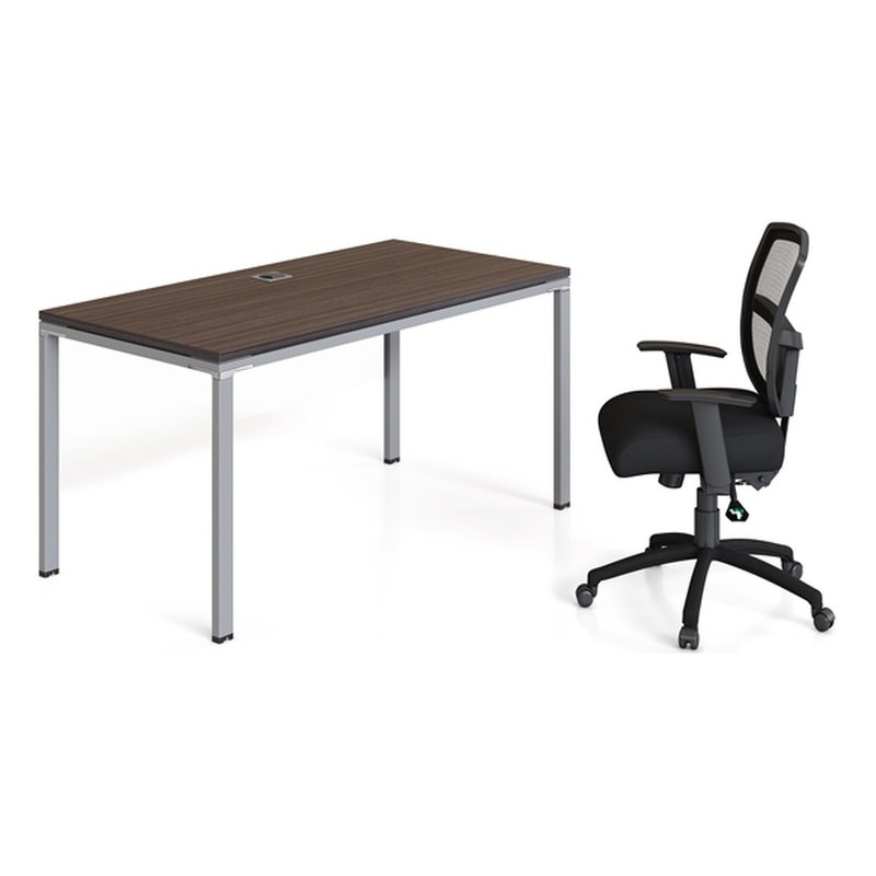 Scranton & Co Engineered Wood Single Desk 60