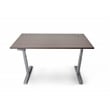 Scranton & Co Motorized Standing Metal Desk Base in Silver