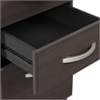 Scranton & Co Wood 60W x 30D Reception Desk with Drawers in Storm Gray