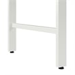 Scranton & Co Engineered Wood 72W x 24D Computer Desk with Storage in White