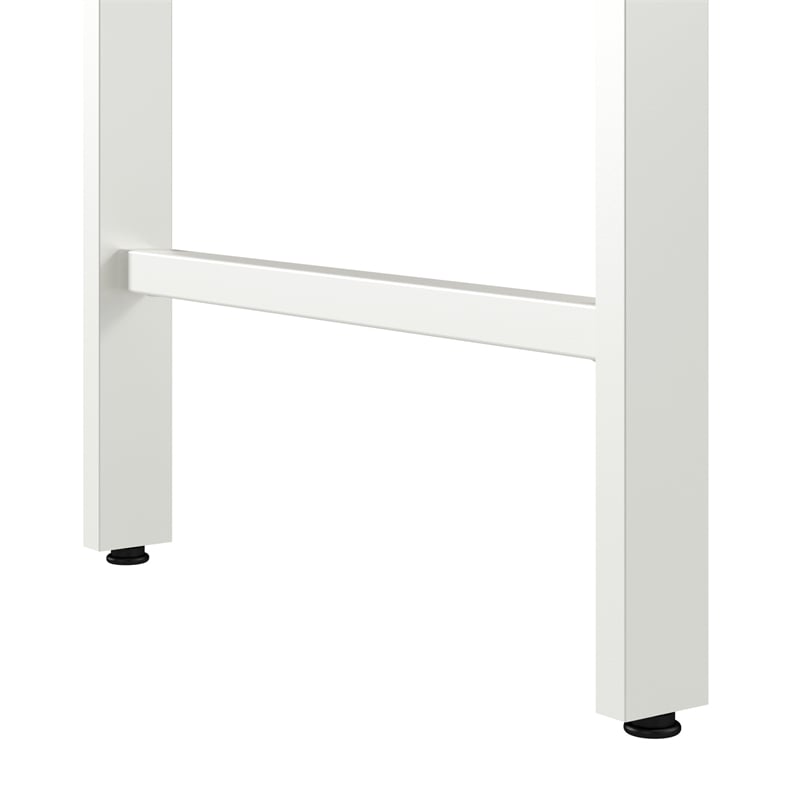 Scranton & Co Wood 60W x 30D Computer Desk with Storage in Natural Elm