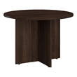 Scranton & Co Engineered Wood 42W Round Conference Table in Black Walnut