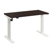 Scranton & Co Engineered Wood 48W Adjustable Standing Desk in Mocha Cherry