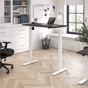 Scranton & Co Engineered Wood 48W Adjustable Standing Desk in Storm Gray