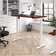Scranton & Co Engineered Wood 60W Adjustable Standing Desk in Hansen Cherry