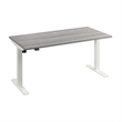 Scranton & Co Engineered Wood 60W Adjustable Standing Desk in Platinum Gray