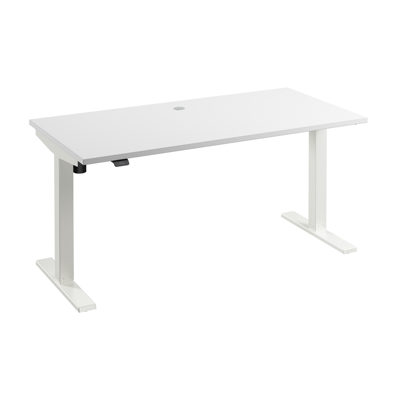 Scranton & Co Engineered Wood 60W Adjustable Standing Desk in White