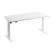 Scranton & Co Engineered Wood 60W Adjustable Standing Desk in White