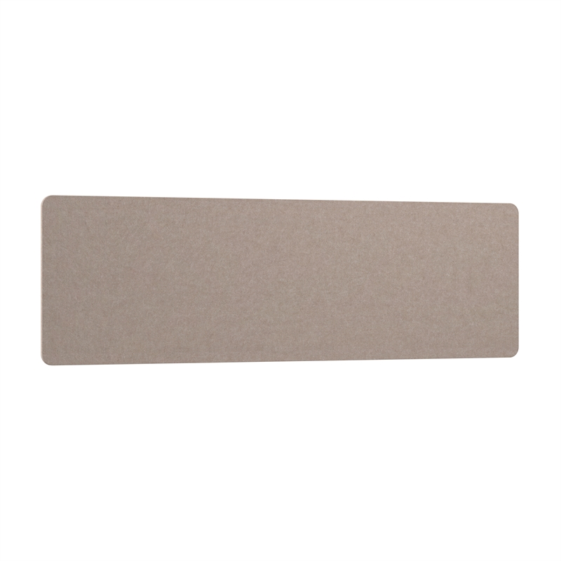 Scranton & Co Tackboard for 60W Cubicle Desk in Warm Beige Fabric