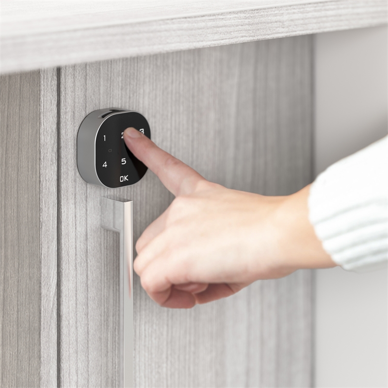 Scranton & Co Wood 48-inch Office Cubicle Desk with Storage in White/Gray