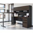 Scranton & Co 3 Piece Standing Desk Set in Antigua and Black